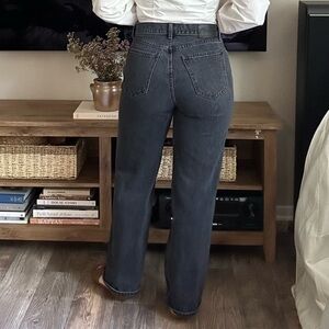 Denim Forum the Farrah Hi Rise Wide